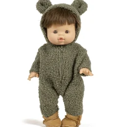 Minikane Bear Suit Combinaison Winnie And Bouclette Khaki For Gordi Dolls* Minikane Doll Clothes For Gordis, Gordi Debout, Amigas, Babies, Les Minis & Peque