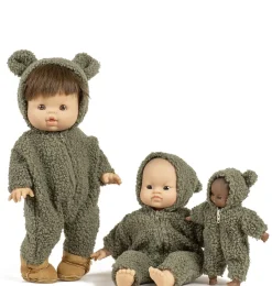 Minikane Bear Suit Combinaison Winnie And Bouclette Khaki For Gordi Dolls* Minikane Doll Clothes For Gordis, Gordi Debout, Amigas, Babies, Les Minis & Peque
