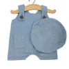 Minikane Clothing Set: Ensemble Salopette Antonin And Milleraie Bleu Artic Et Sa Casquette Tico* Doll Clothes