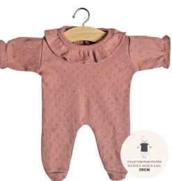 Minikane Collection Babies Onesie Camille Pointille Rose Orchid* Doll Clothes