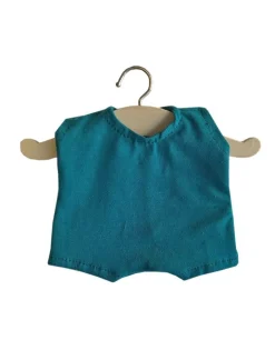 Minikane Combi Short Bleu Canard For Peque Dolls* Doll Clothes