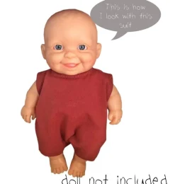 Minikane Combi Short Bleu Canard For Peque Dolls* Doll Clothes