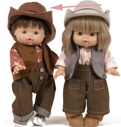 Minikane Cowboy Hat For The Gordi Dolls* Minikane Doll Clothes For Gordis, Gordi Debout, Amigas, Babies, Les Minis & Peque