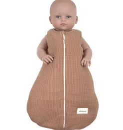 Minikane Les Bambinis - Sleeping Bag / Turbulette En Nid D'Abeille Cassonade* Doll Furniture And Accessories