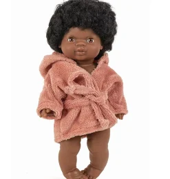 Minikane Peignoir And Tissu Eponge Marsala For Gordi Dolls* Doll Clothes