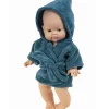 Minikane Peignoir And Tissu Eponge Paon For Gordi Dolls* Doll Clothes