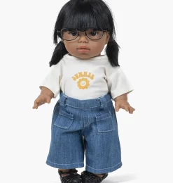 Minikane Plastic Sandals For Gordi Dolls Black* Doll Furniture And Accessories