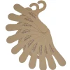 Minikane Set Of 10 Sturdy Cardboard Hangers For Doll Clothes* Doll Furniture And Accessories