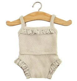 Minikane Underwear Set For Gordi Dolls Dessous Fille En Maille Cotelee Lin Et Sa Dentelle* Doll Clothes