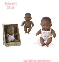 Miniland poppen Miniland Baby Doll Latino American Girl 21 Cm* Miniland Dolls