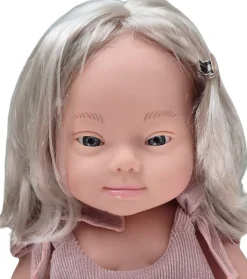 Miniland poppen Miniland Doll European Girl With Down Syndrome 38 Cm* Miniland Dolls