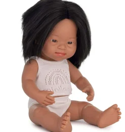 Miniland poppen Miniland Doll With Down Syndrome / Girl European 38 Cm* Miniland Dolls