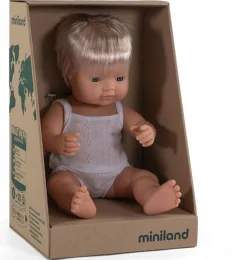 Miniland poppen Minland Doll Boy European 38 Cm* Miniland Dolls