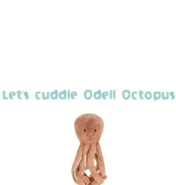 Jellycat knuffels Odell Octopus Tiny Jellycat* Sea Animals