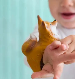 Oli & Carol Rob De Fox Teething Toy, Bath Toy And Bracelet* Woodland Soft Toys