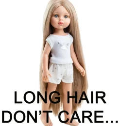 Paola Reina poppen Paola Reina Amigas Doll Carla With Super Long Hair* Paola Reina Gordi Baby Dolls
