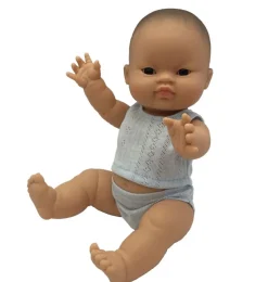 Paola Reina poppen Paola Reina Baby Doll Boy Asian With Underwear 34 Cm* Paola Reina Gordi Baby Dolls