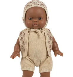 Paola Reina poppen Paola Reina Baby Doll Brown Girl 34 Cm* Paola Reina Gordi Baby Dolls