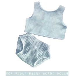Paola Reina poppen Paola Reina Baby Gordi Underwear Set Blue* Doll Clothes