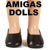Minikane Paola Reina Black Shoes For Amigas Dolls* Doll Clothes