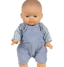 Paola Reina poppen Paola Reina Gordi Baby Doll Asian Boy Blue Eyes* Minikane Dolls, Furniture And Accessories