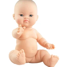 Paola Reina poppen Paola Reina Gordi Baby Doll Girl Asian With Eyebrows / Light Eyes* Paola Reina Gordi Baby Dolls