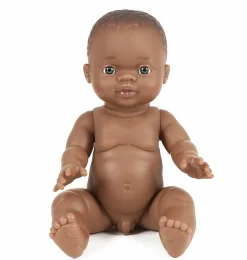 Paola Reina poppen Paola Reina Gordi Boy African Light Eyes / Eyebrows* Paola Reina Gordi Baby Dolls