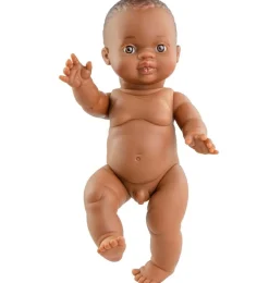 Paola Reina poppen Paola Reina Gordi Boy African Light Eyes / Eyebrows* Paola Reina Gordi Baby Dolls