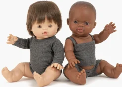 Paola Reina poppen Paola Reina Gordi Boy African Light Eyes / Eyebrows* Paola Reina Gordi Baby Dolls