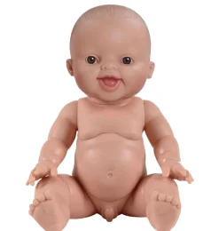 Paola Reina poppen Paola Reina Gordi Doll Boy Smiling Brown Eyes 34 Cm* Minikane Dolls, Furniture And Accessories