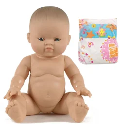 Paola Reina poppen Paola Reina Gordi Doll With Doll Diaper* Doll Clothes