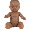 Paola Reina poppen Paola Reina Gordi Girl African With Eyebrows* Paola Reina Gordi Baby Dolls