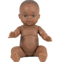 Paola Reina poppen Paola Reina Gordi Girl African With Eyebrows And Light Eyes* Paola Reina Gordi Baby Dolls