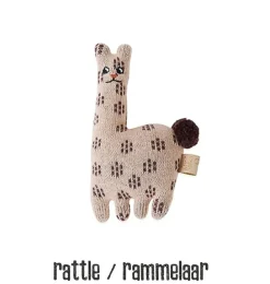 OYOY Rattle Lama Mini 16 Cm* Other Stuffed Animals