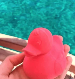 Oli & Carol Rubber Duck Elvis Pink* Birds Soft Toys