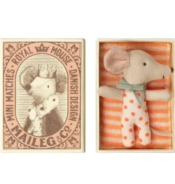 Maileg Sleepy Wakey Baby Mouse Girl In Box* Maileg Baby Mice And Bunnies.