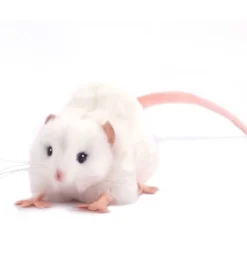 Hansa knuffels White Rat Soft Toy Hansa 12 Cm* Mice & Rat Cuddly Toys